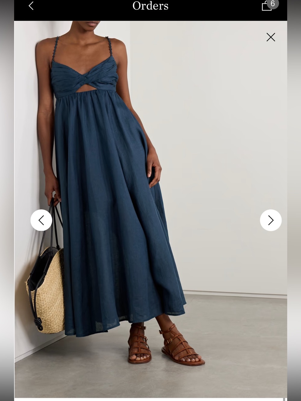 NWT Zimmermann Ascension Twist Front Dress